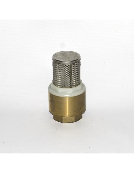 Crépine avec clapet anti-retour de 1/2" à 1 1/4" Crépine avec clapet anti-retour de 1/2" à 1 1/4"