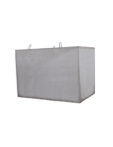 Cuve béton rectangulaire 3000L