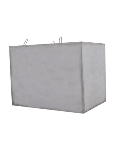 Cuve béton rectangulaire 4000L