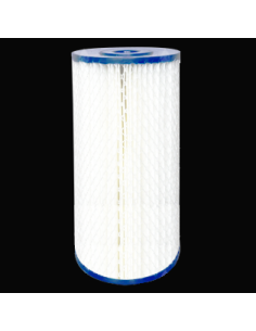Cartouche plissée lavable 10 pouces  filtration 1 micron