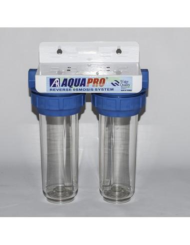 Porte filtre double 10" eau froide