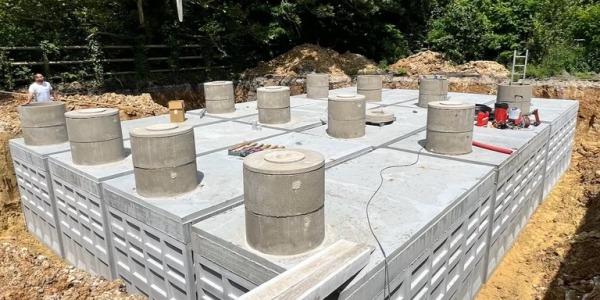 Installation de 15 cuves de 30m3 dans une exploitation agricole ( Oise )